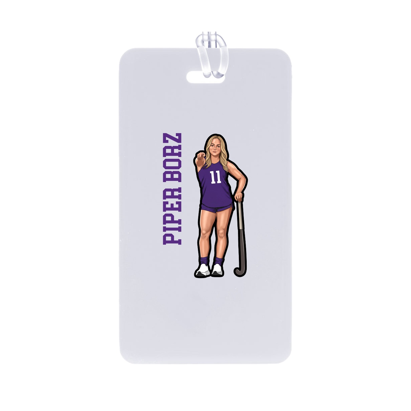 Bag Tag — Name Vertical in Classic
