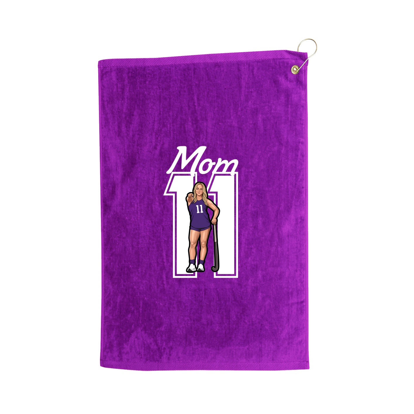 Golf Towel — Mothers Day Shirsey in Purple
