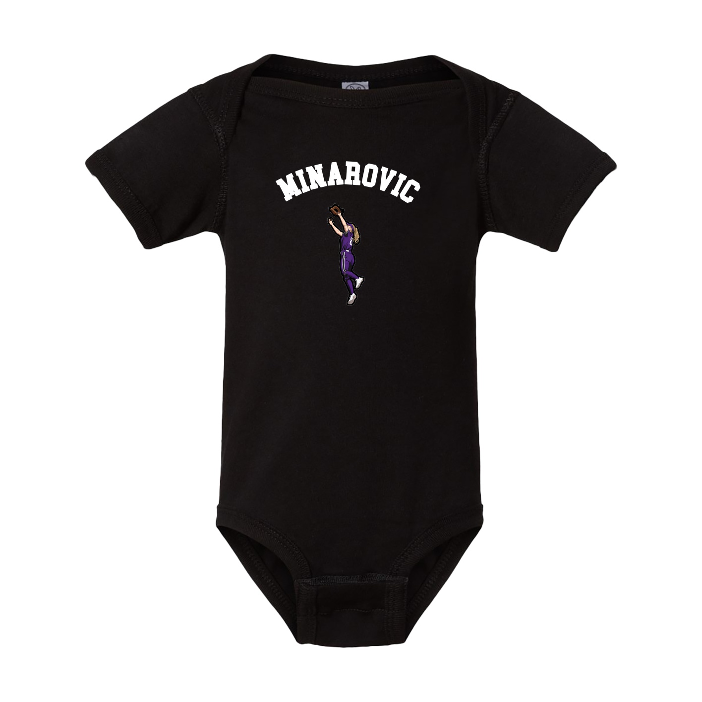 Baby Onesie — Shirsey Arch in Black