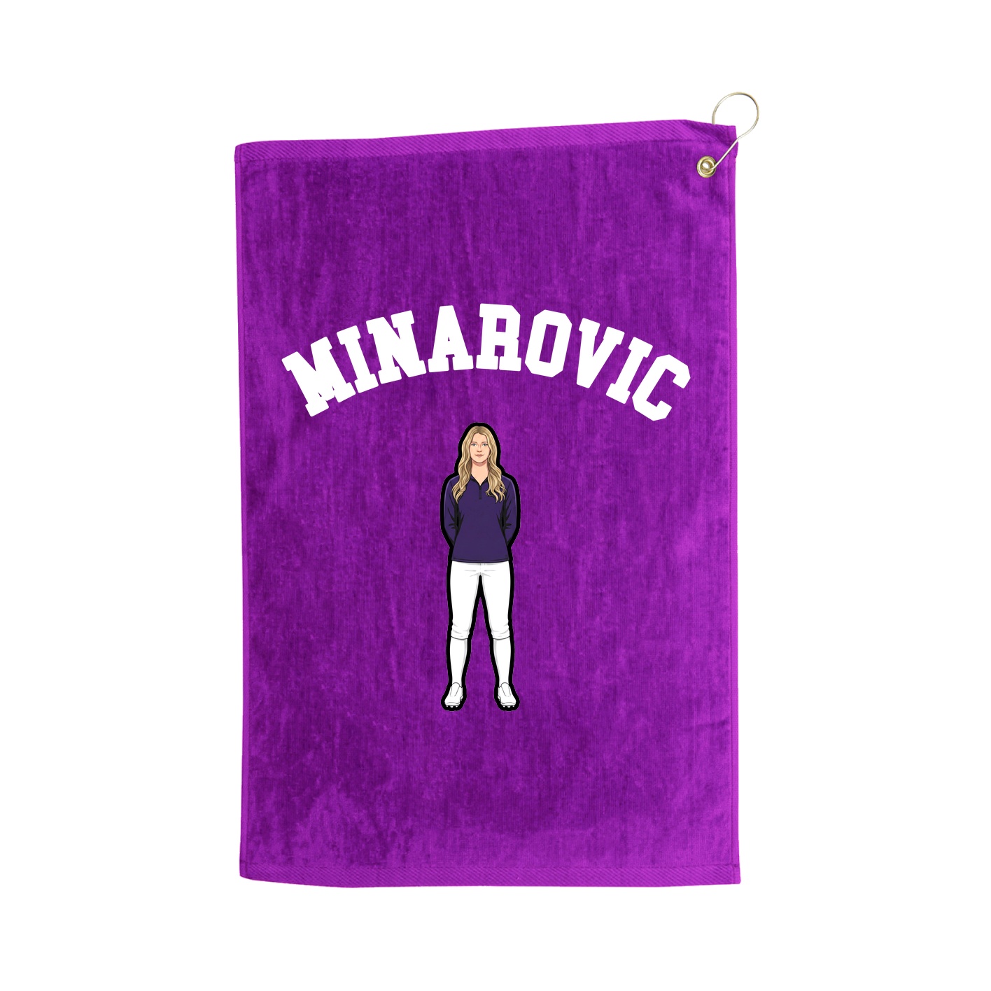 Golf Towel — Shirsey Arch in Purple