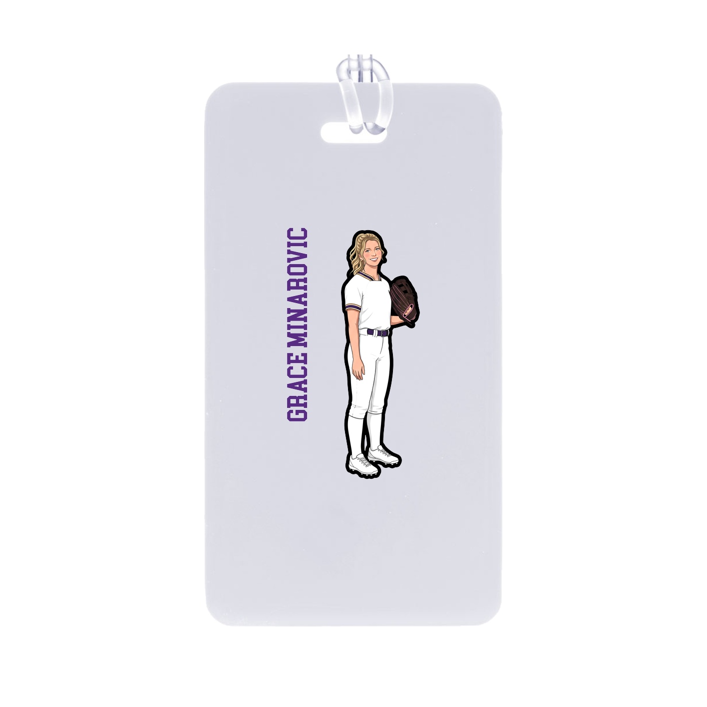 Bag Tag — Name Vertical in Classic