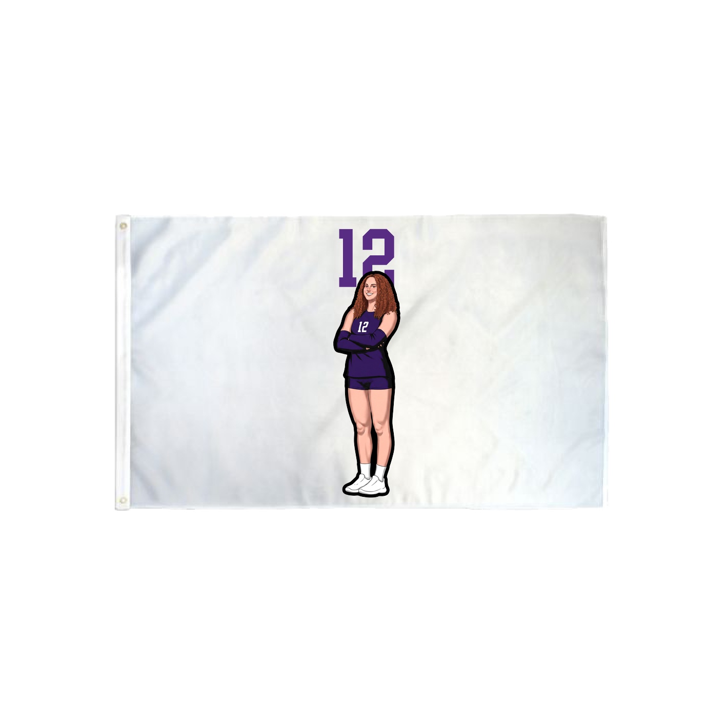 3x5 Flag — Number Top in Classic