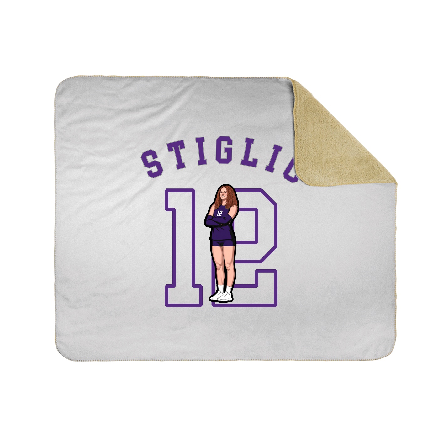 Throw Blanket — Shirsey Arch in White