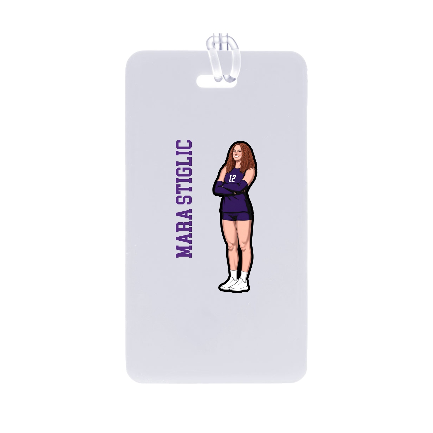 Bag Tag — Name Vertical in Classic