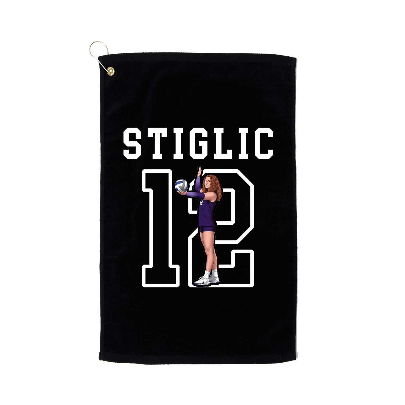 Golf Towel — Shirsey in Black