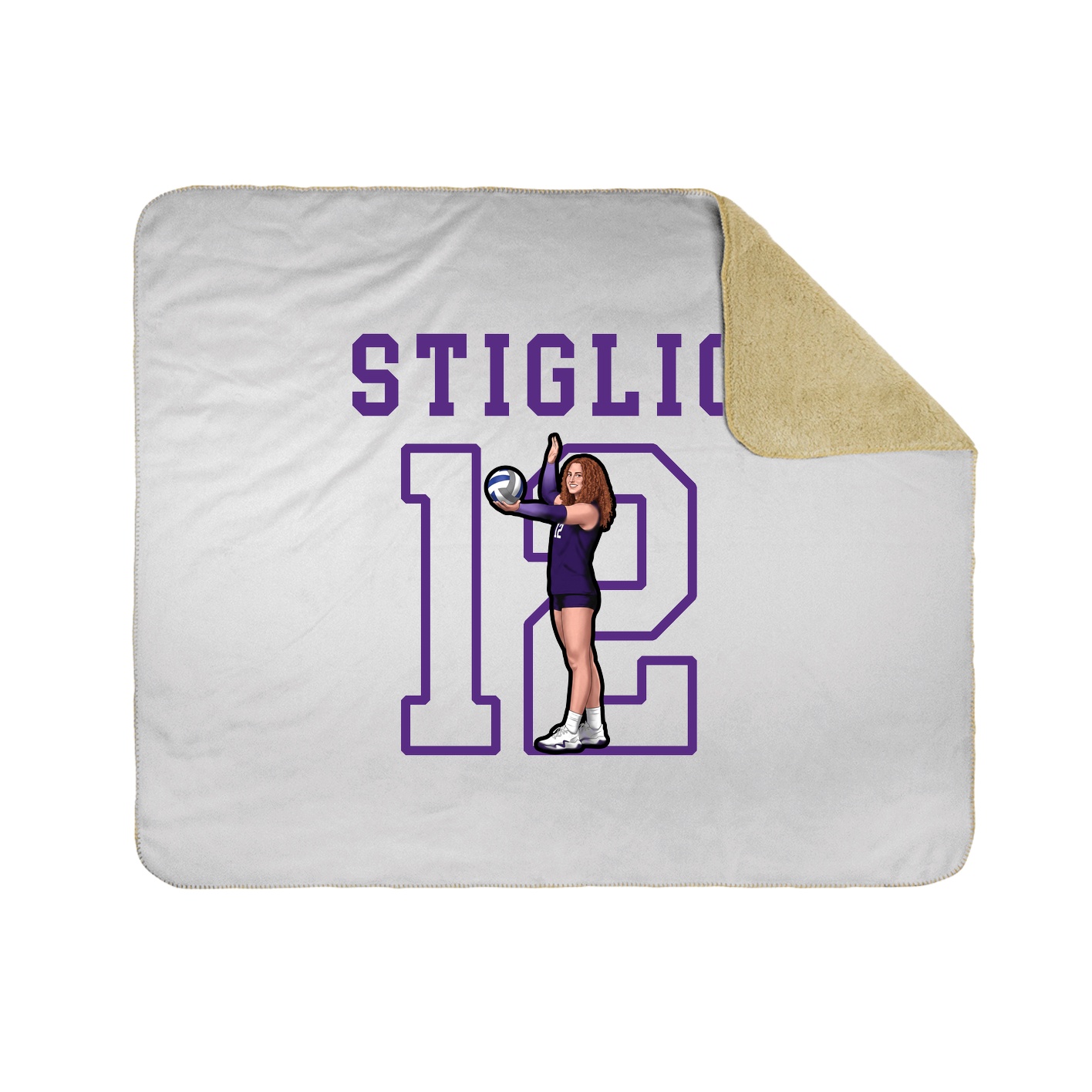 Throw Blanket — Shirsey in White