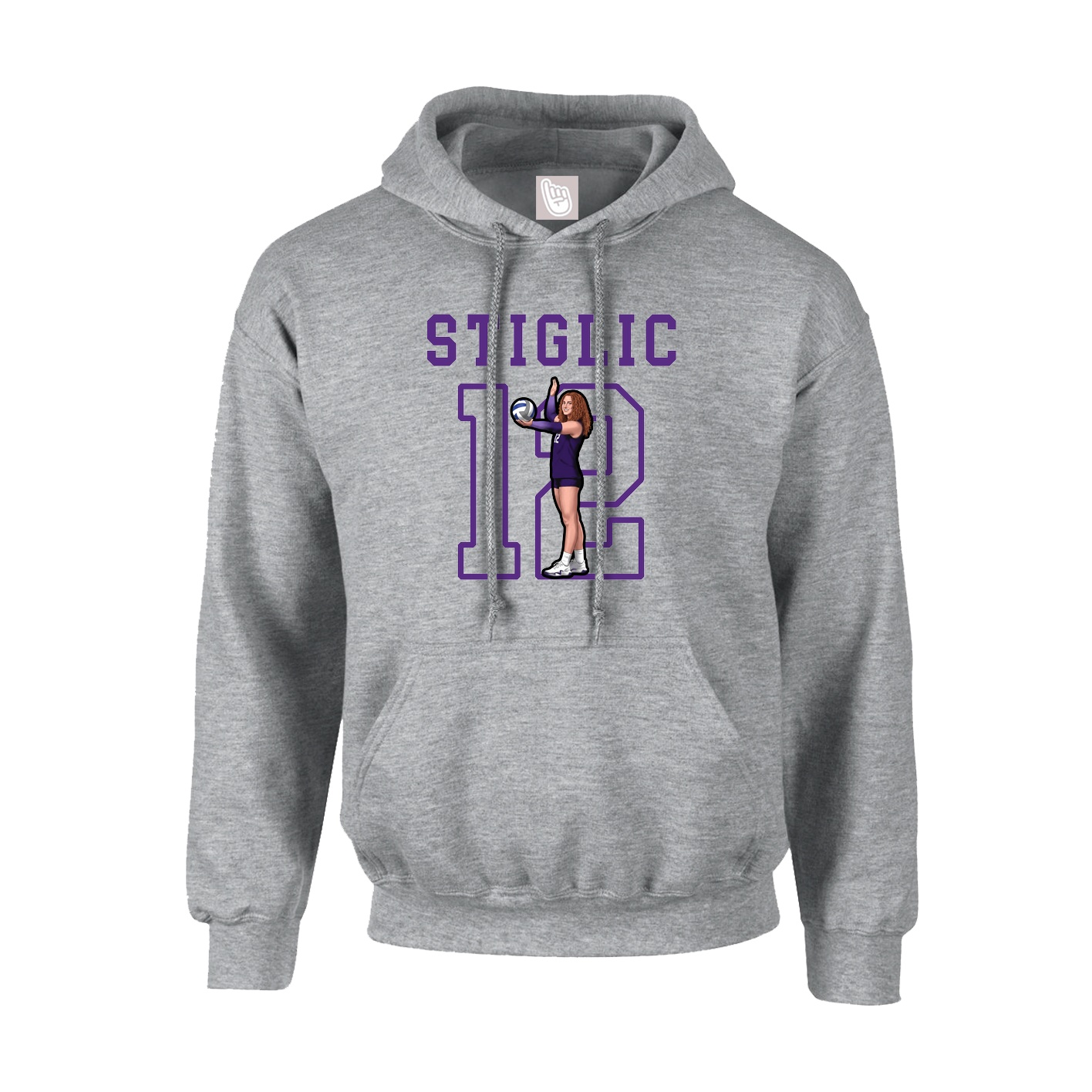 Hoodie — Shirsey in Grey