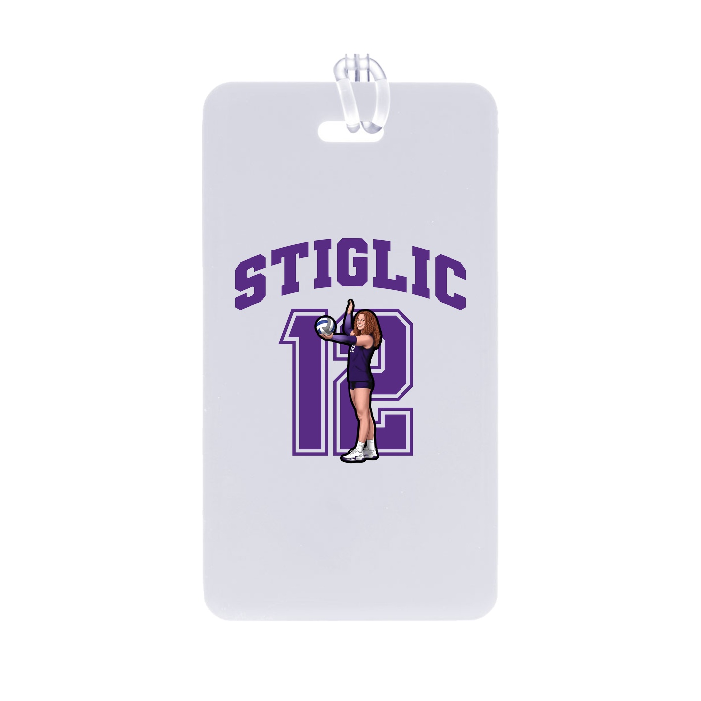 Bag Tag — Number in Classic