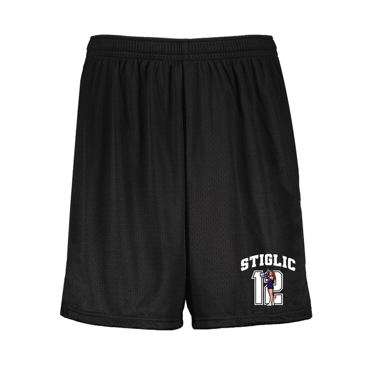 Shorts — Number in Black