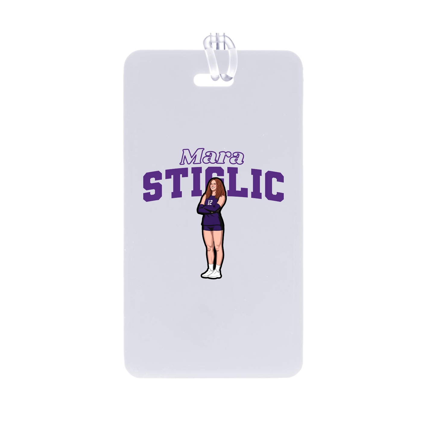 Bag Tag — Name Arch in Classic