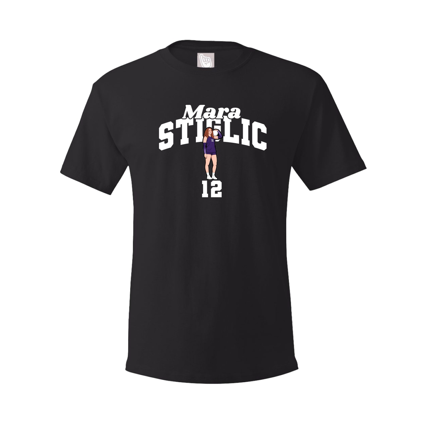 Tee — Signature Arch in Black