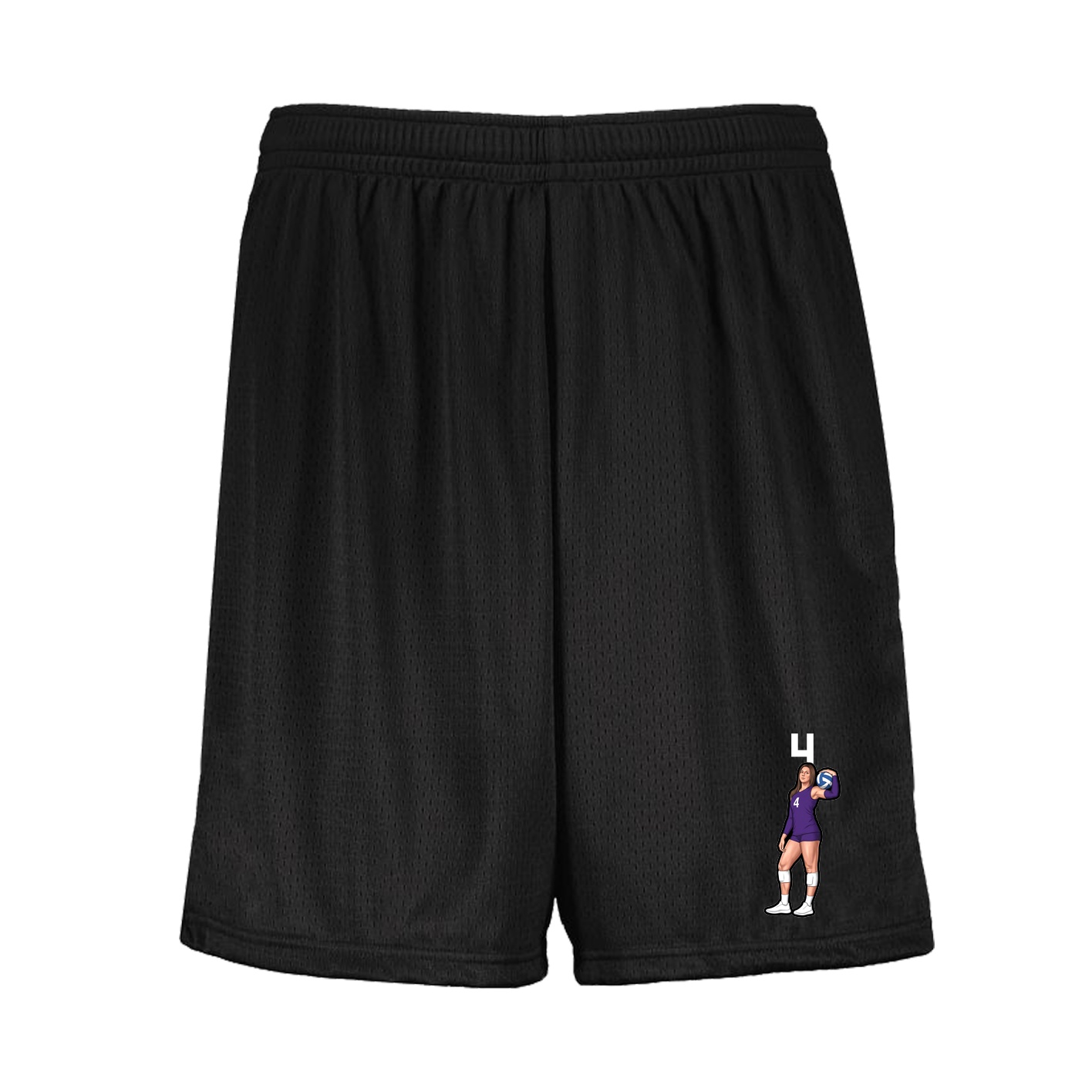 Shorts — Number Top in Black