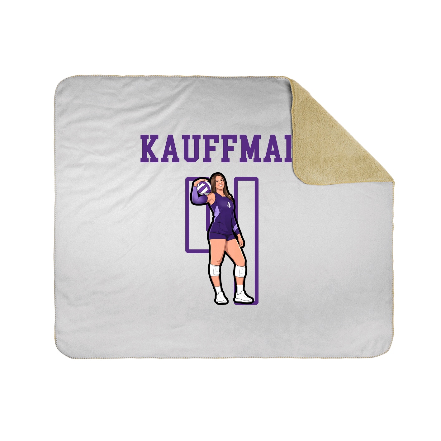 Throw Blanket — Shirsey in White