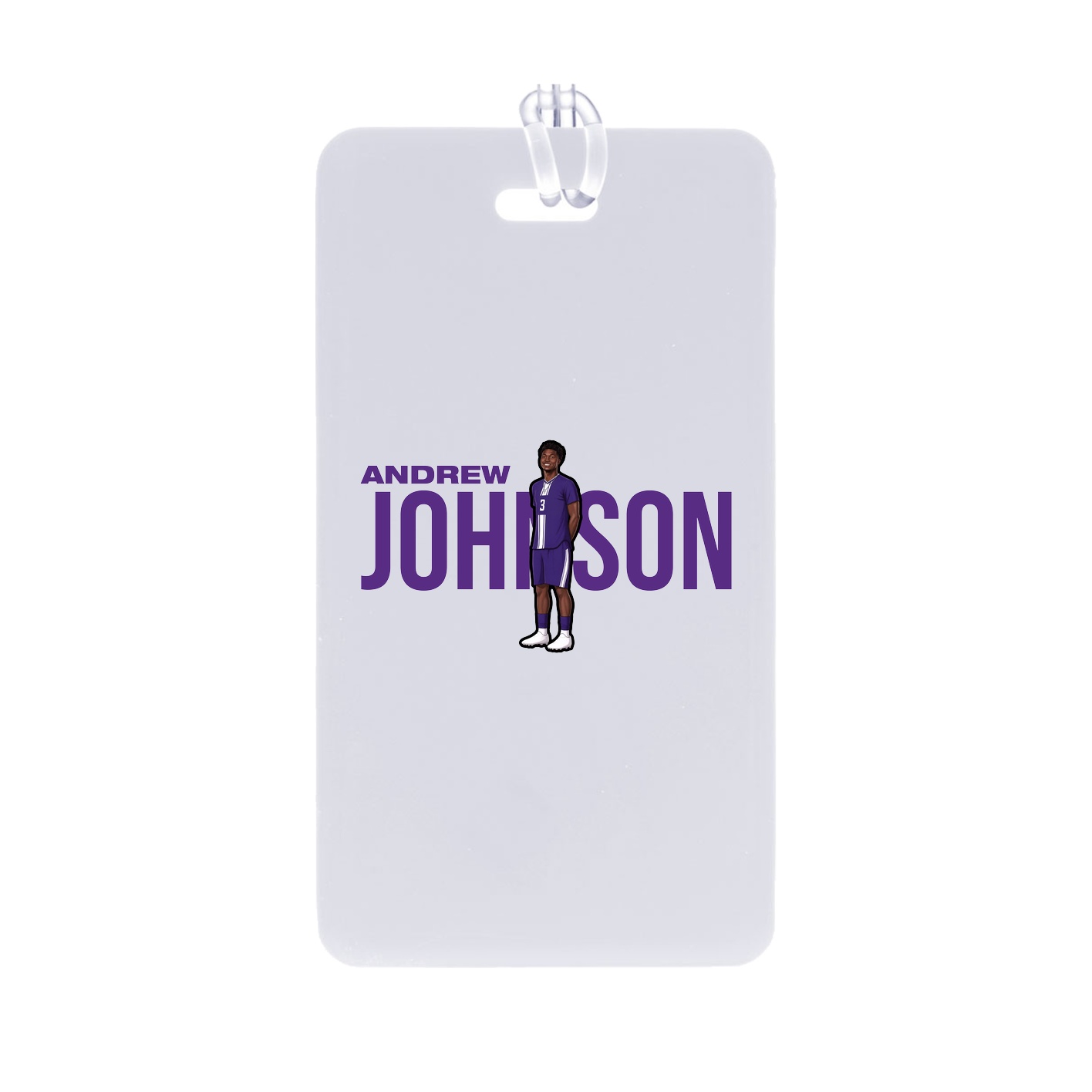 Bag Tag — Player Name in Classic