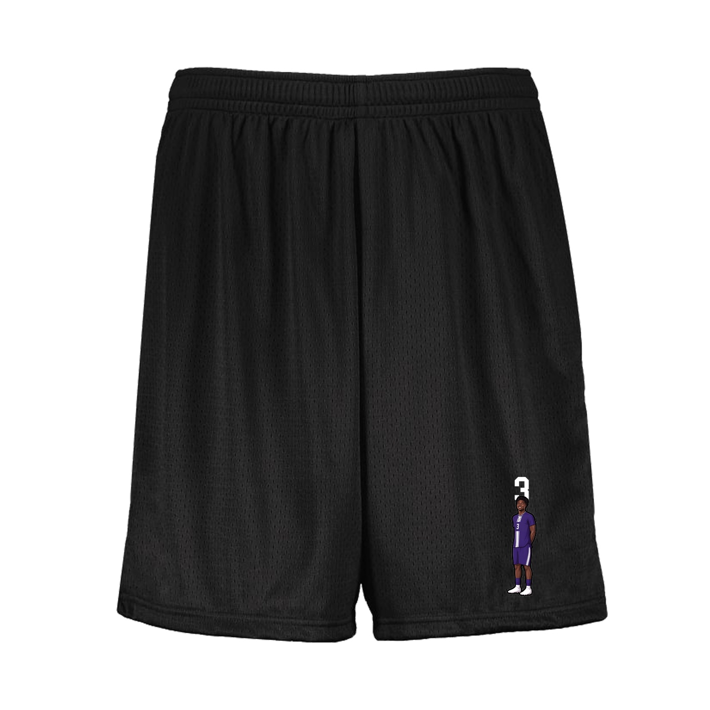 Shorts — Number Top in Black
