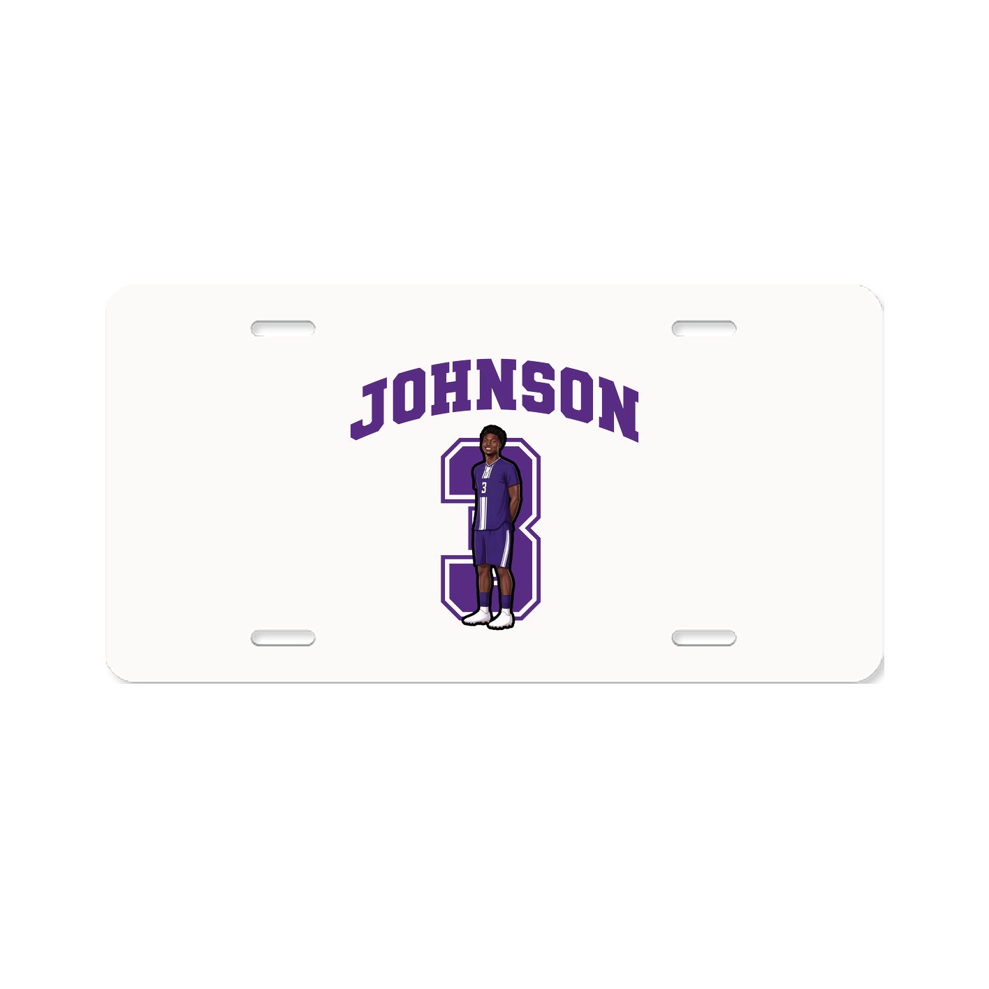 License Plate — Number in Classic