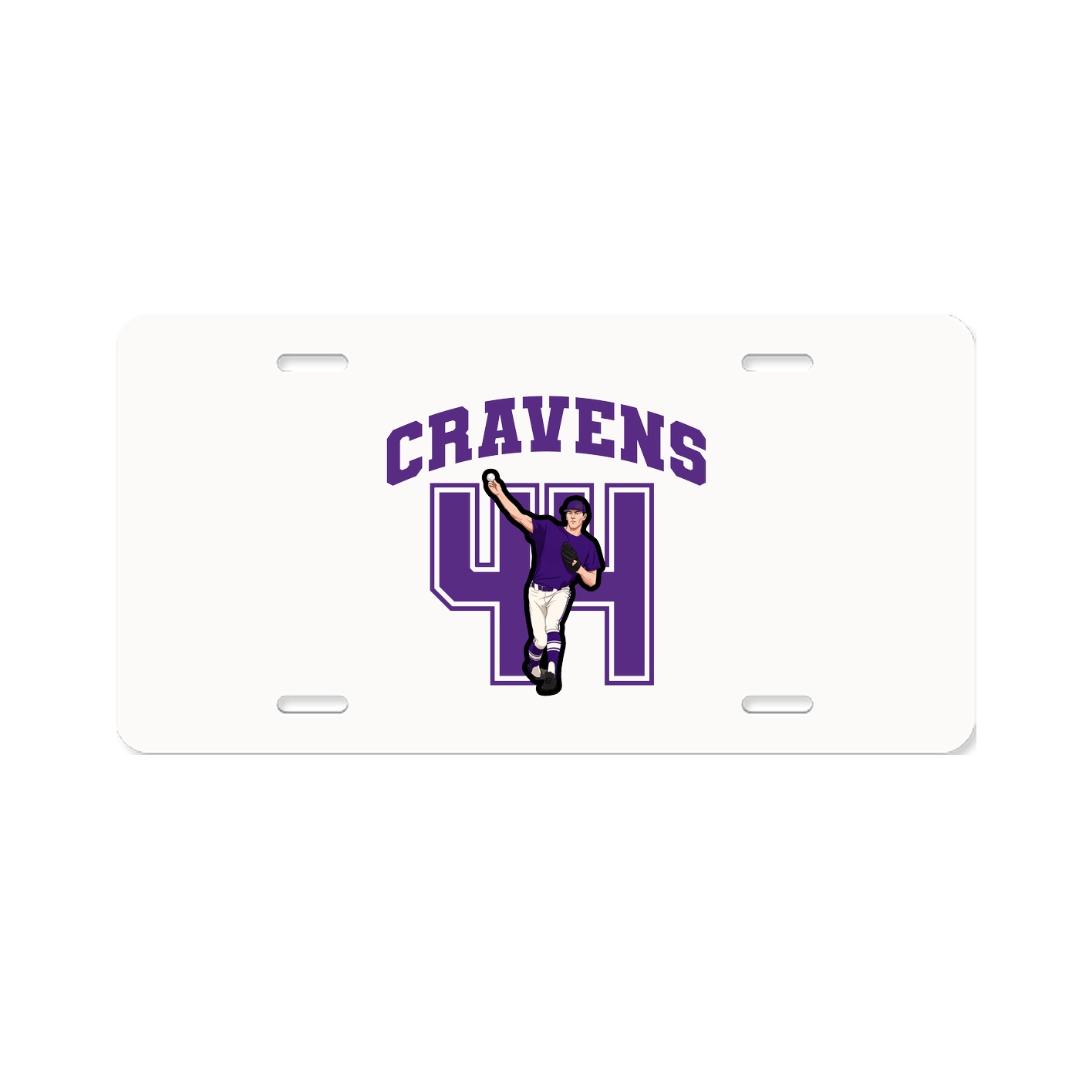 License Plate — Number in Classic