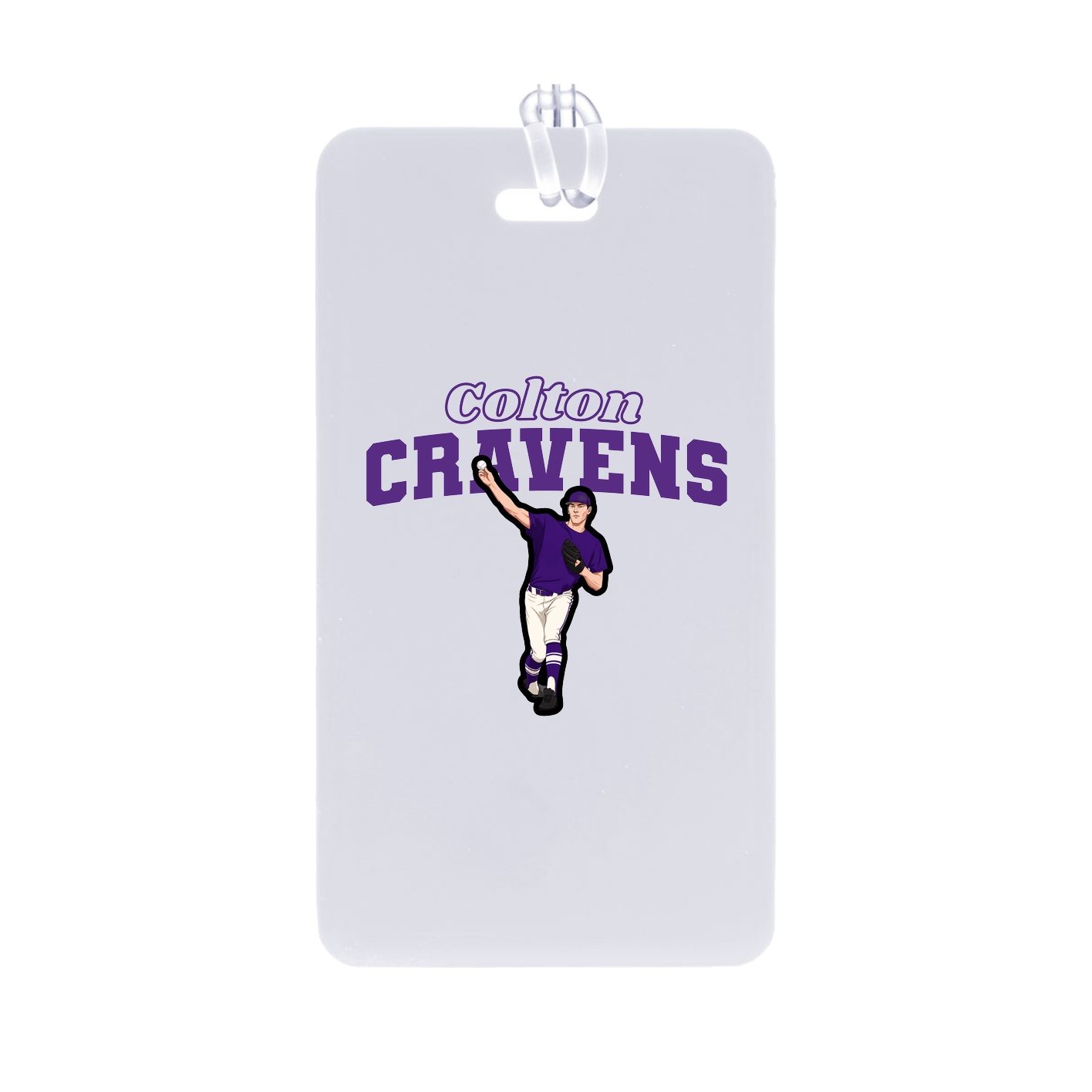 Bag Tag — Name Arch in Classic