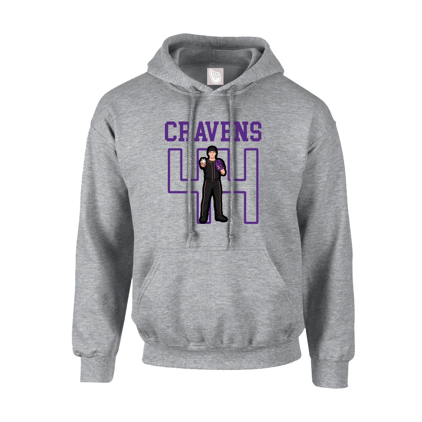 Hoodie — Shirsey in Grey
