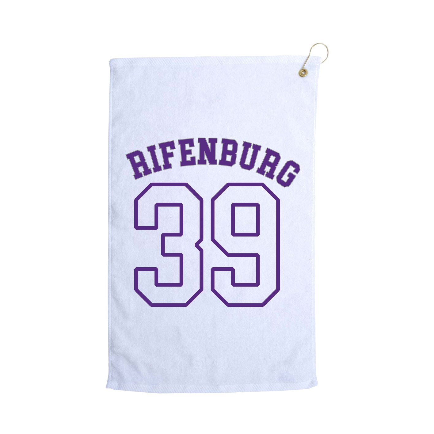 Golf Towel — Shirsey Arch in White