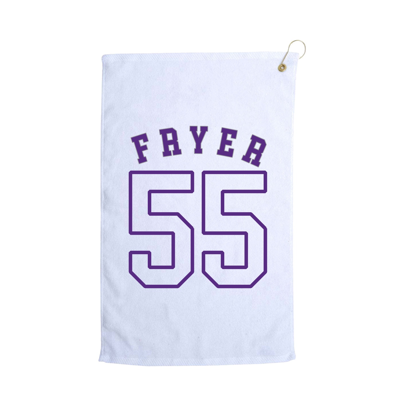 Golf Towel — Shirsey Arch in White