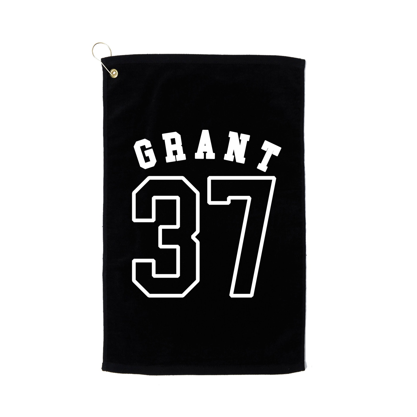 Golf Towel — Shirsey Arch in Black