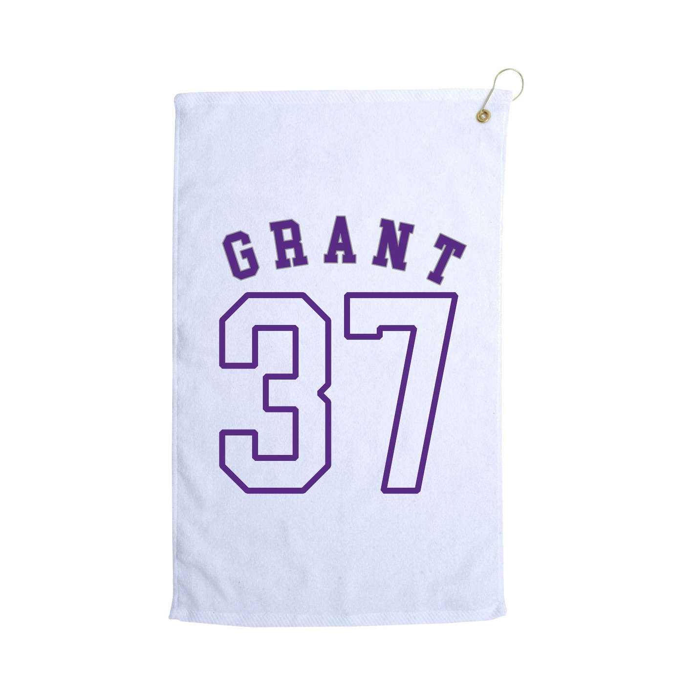 Golf Towel — Shirsey Arch in White