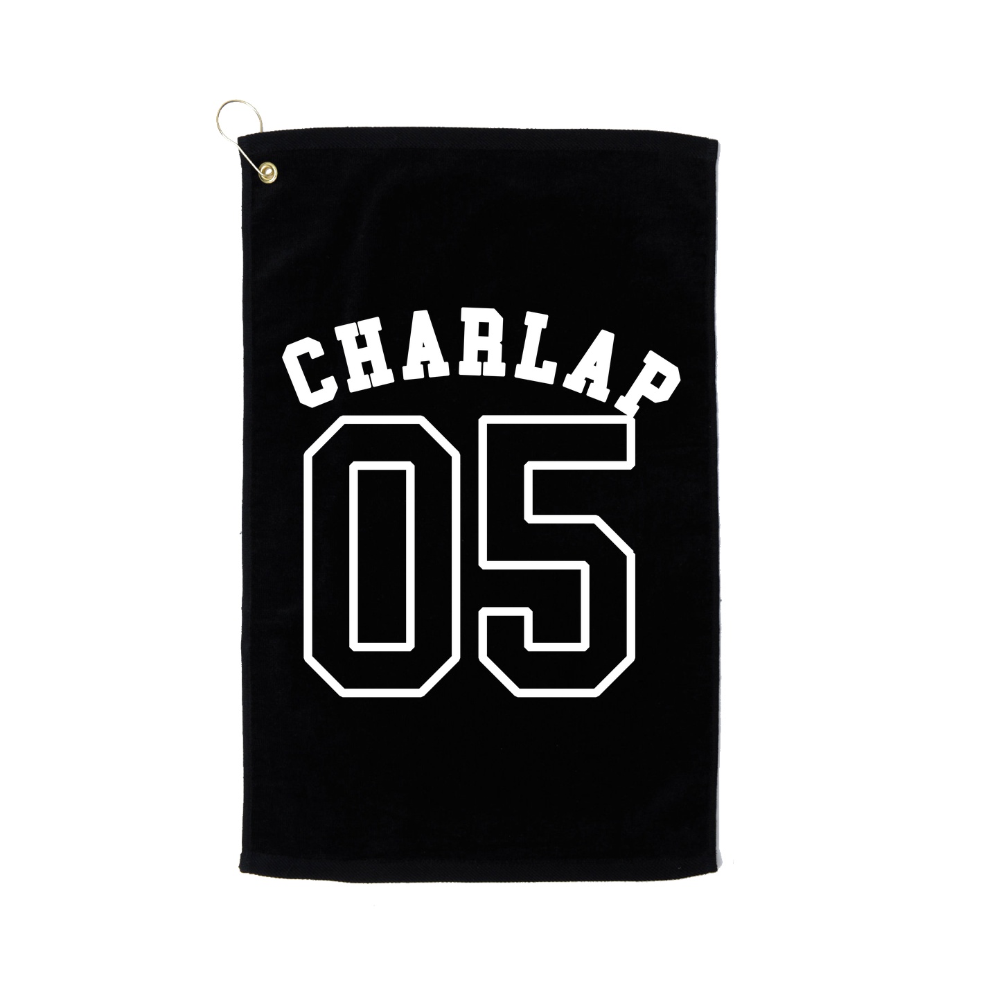 Golf Towel — Shirsey Arch in Black