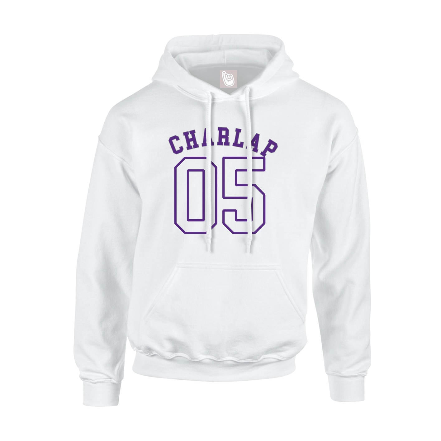 Hoodie — Shirsey Arch in White