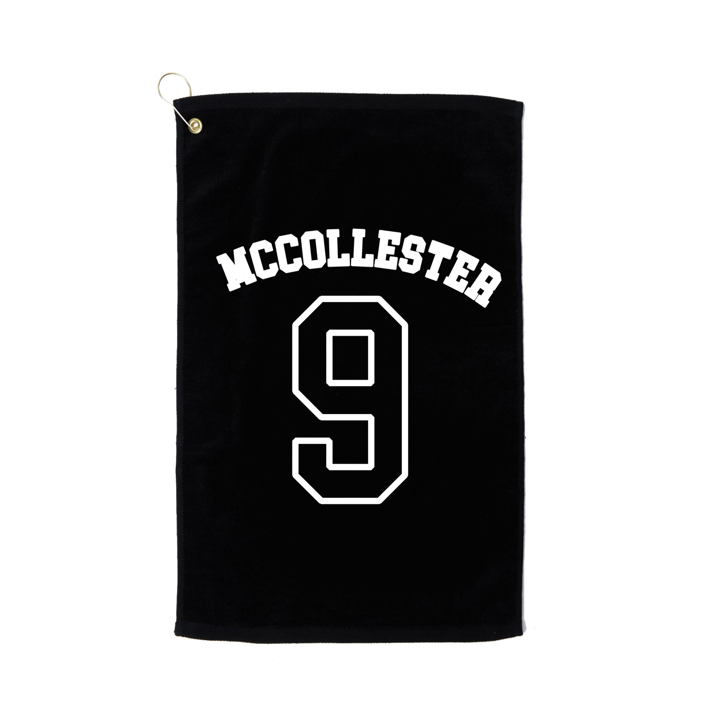 Golf Towel — Shirsey Arch in Black