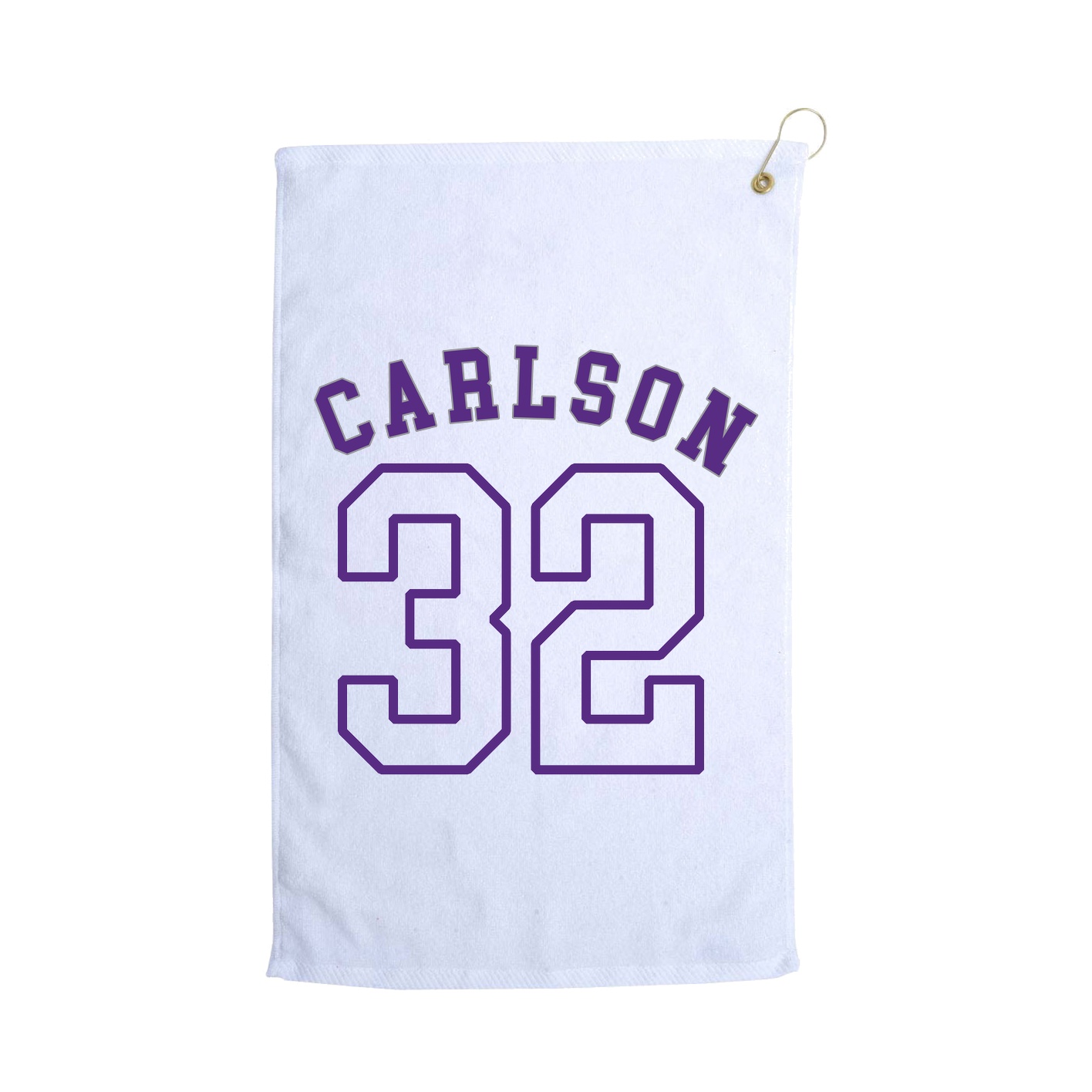 Golf Towel — Shirsey Arch in White