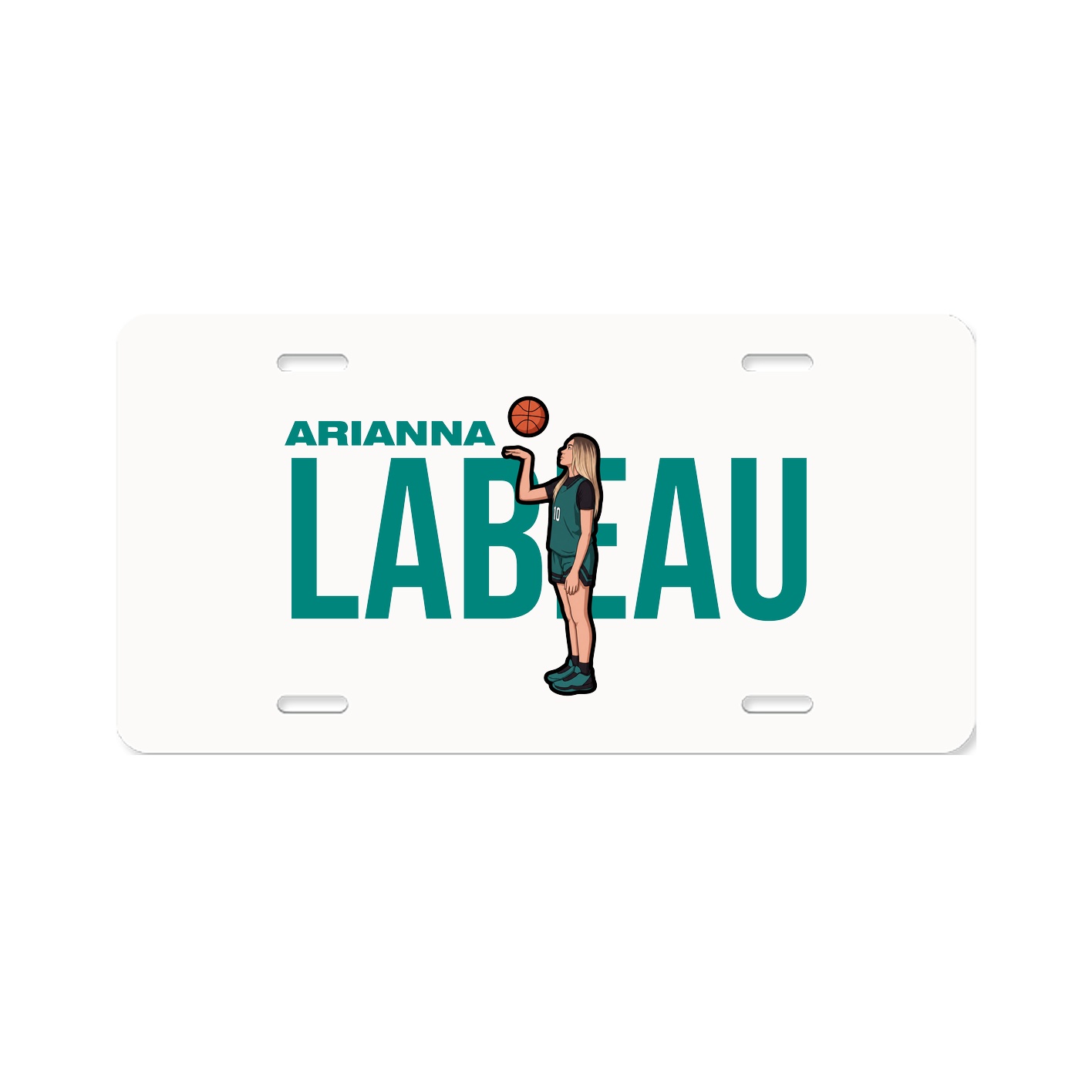 License Plate — Player Name in Classic