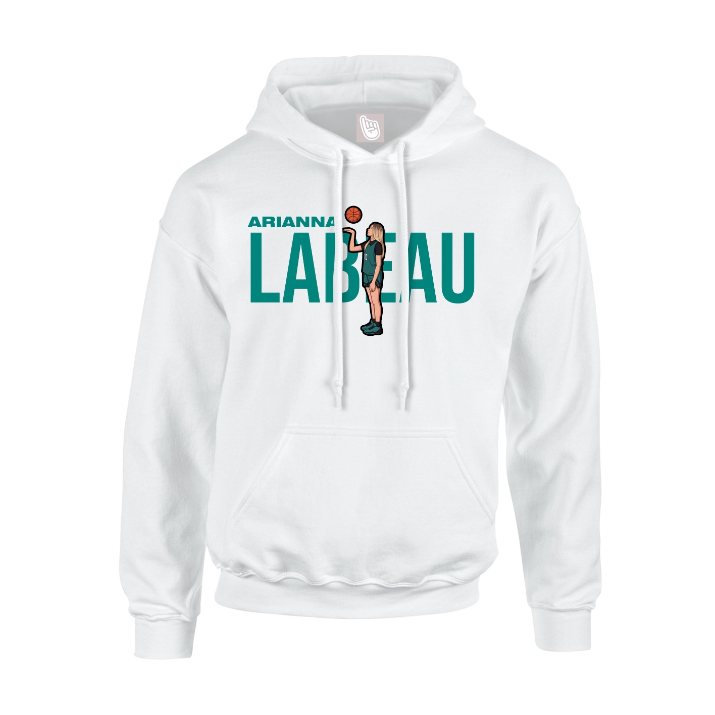 Hoodie — Player Name in White