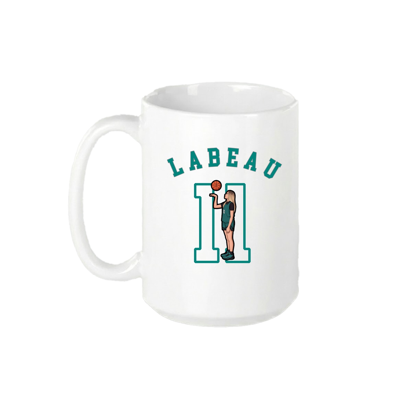 15oz Coffee Mug — Shirsey Arch in White
