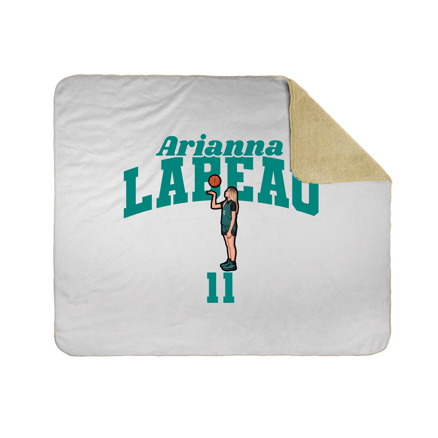 Throw Blanket — Signature Arch in White