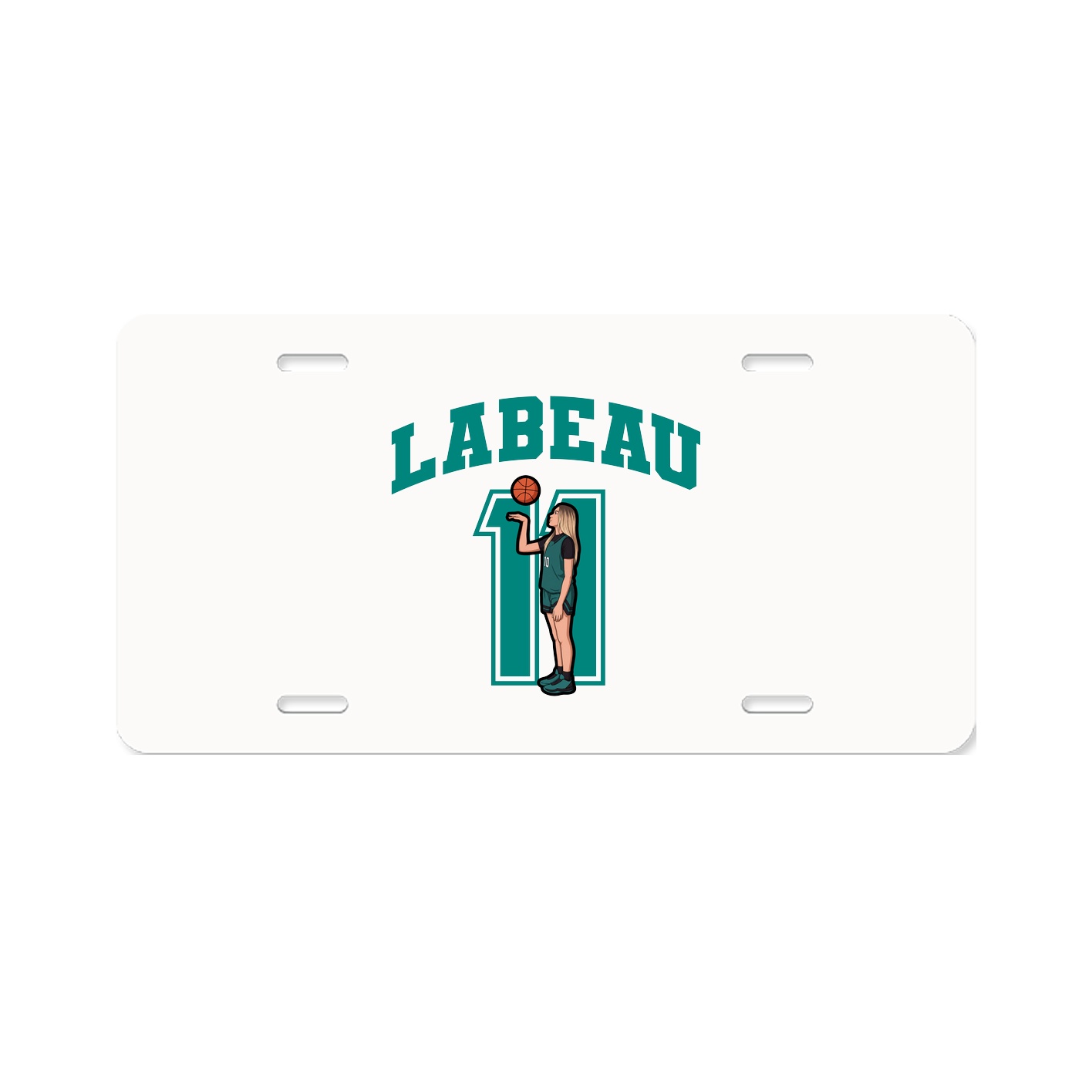 License Plate — Number in Classic