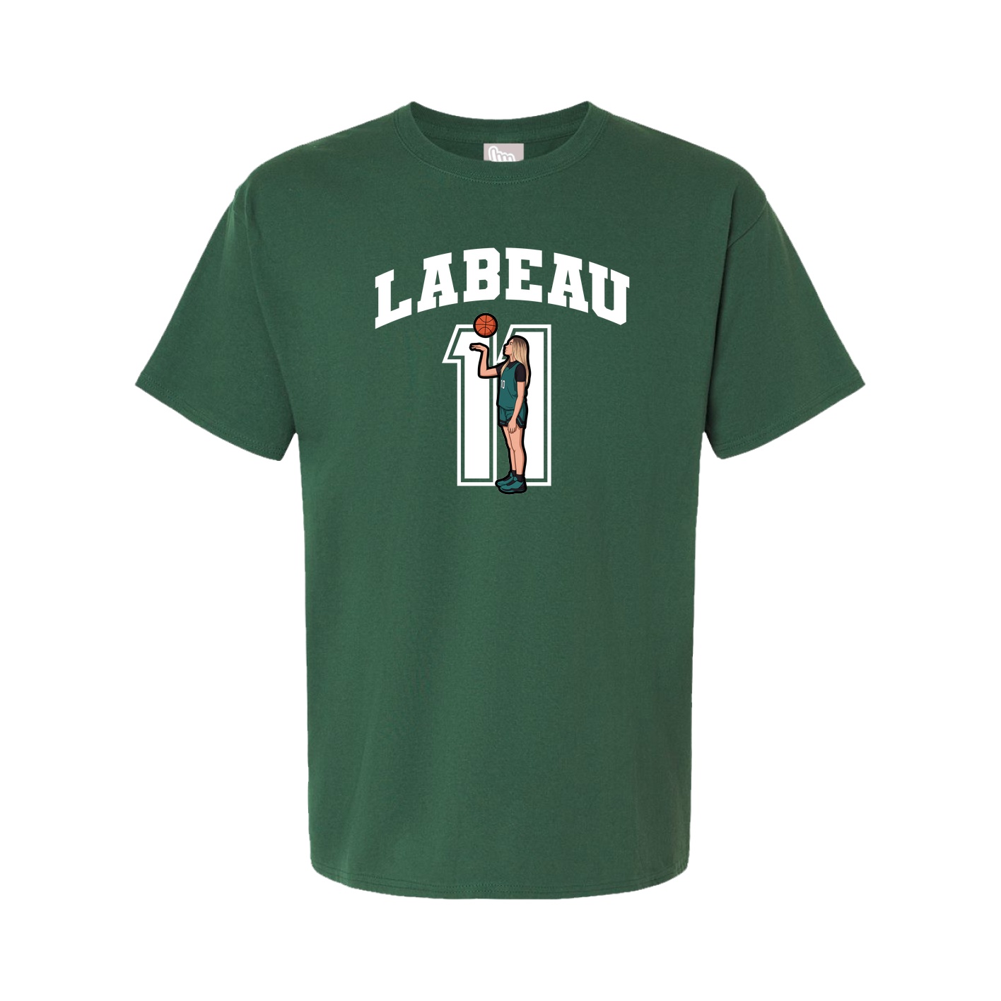 Tee — Number in Green
