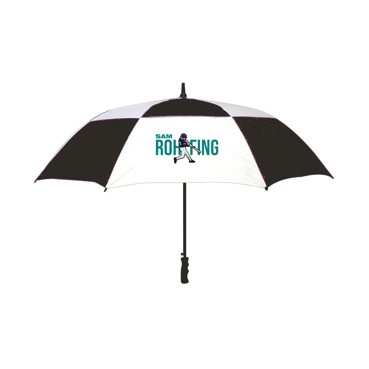 Golf Umbrella — Player Name in Black