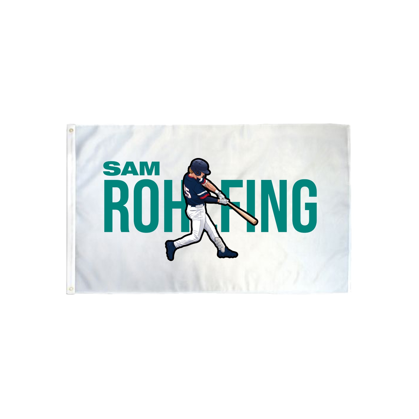 3x5 Flag — Player Name in Classic
