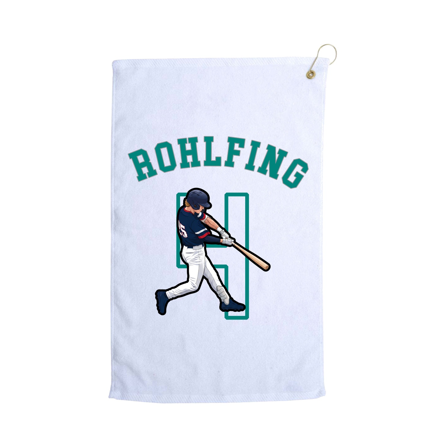 Golf Towel — Shirsey Arch in White