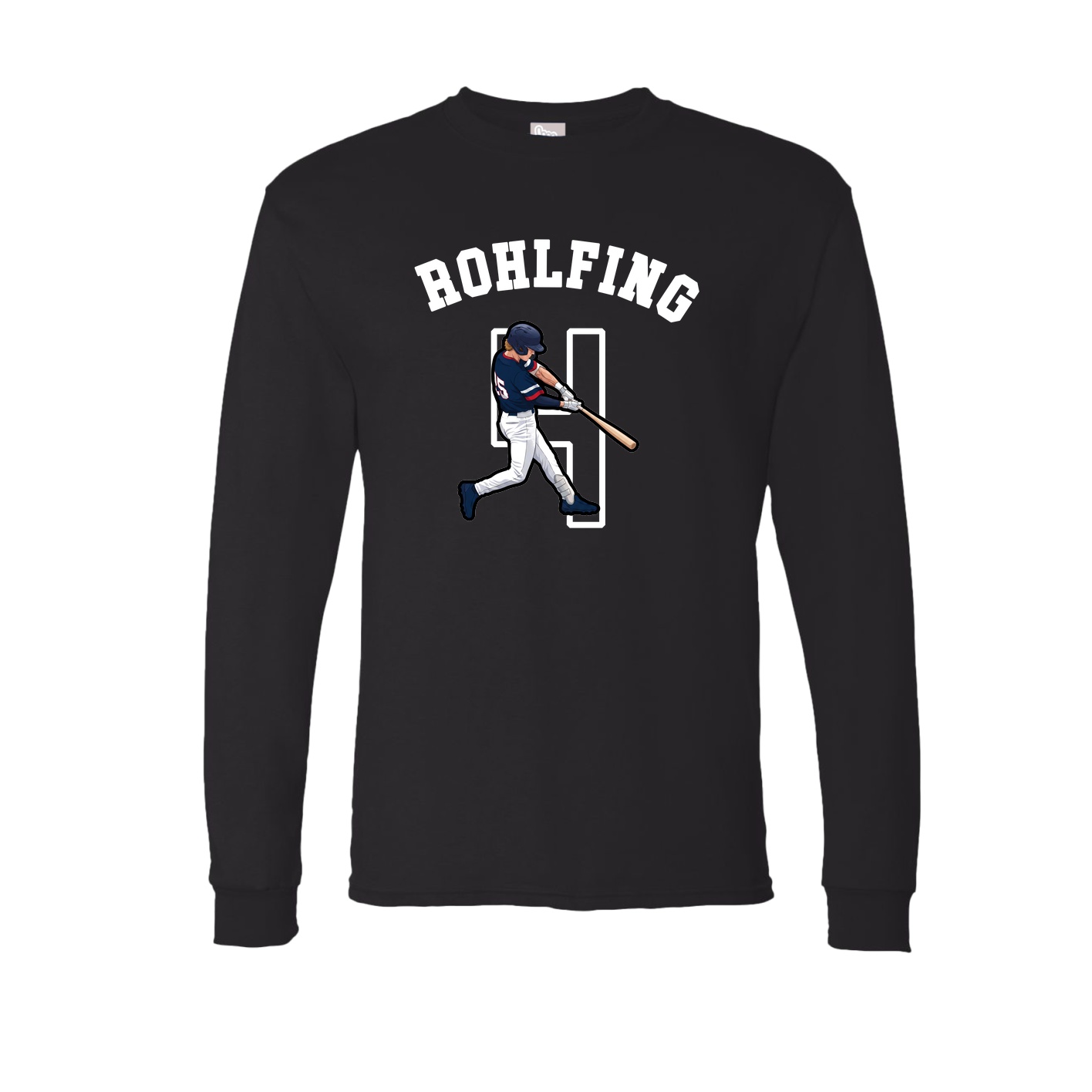 Long Sleeve Tee — Shirsey Arch in Black