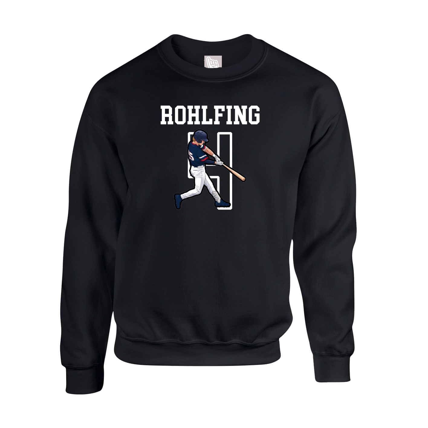 Fleece Crew — Shirsey in Black