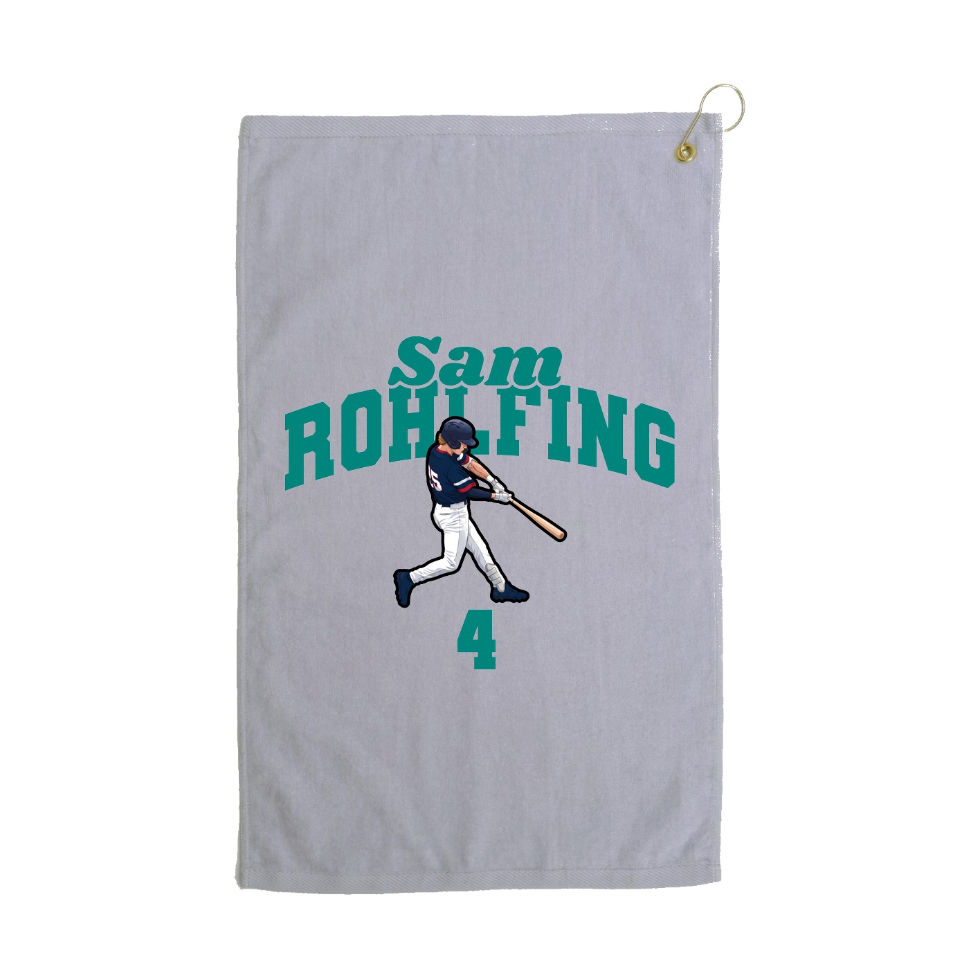 Golf Towel — Signature Arch in Grey