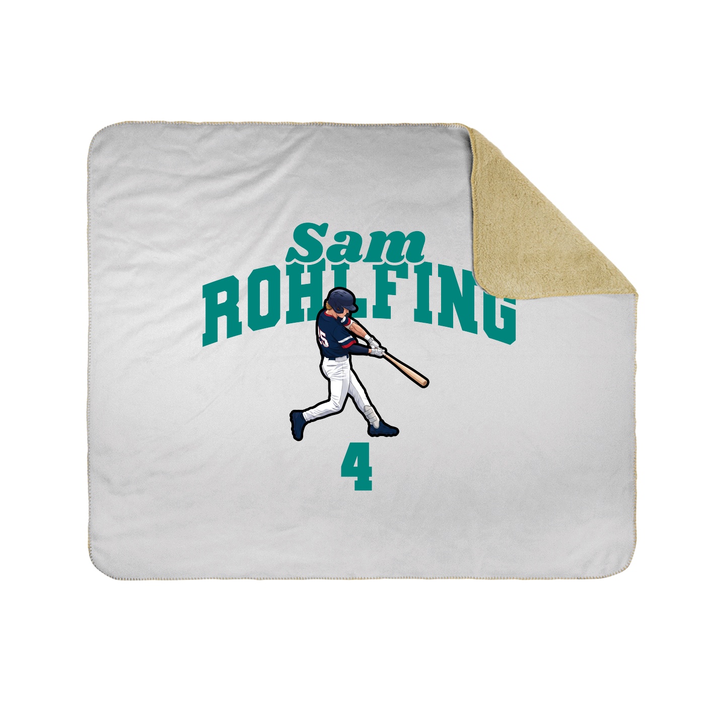 Throw Blanket — Signature Arch in White