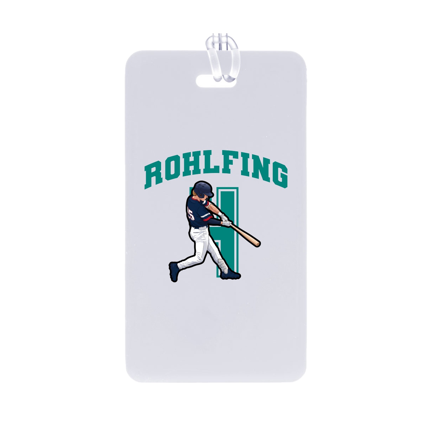 Bag Tag — Number in Classic