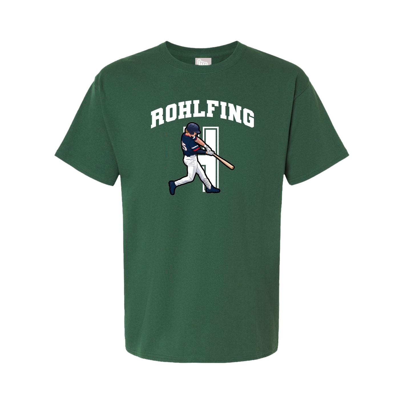 Tee — Number in Green