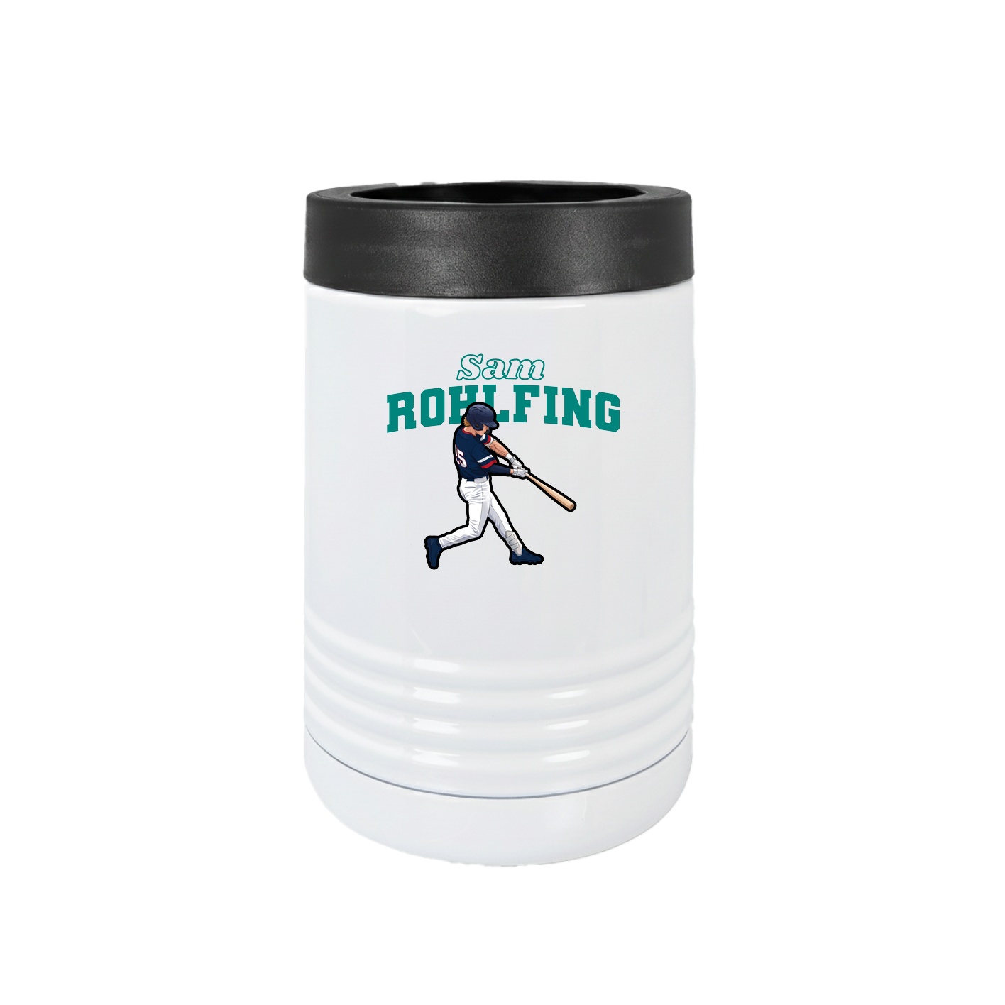 Beverage Holder — Name Arch in White