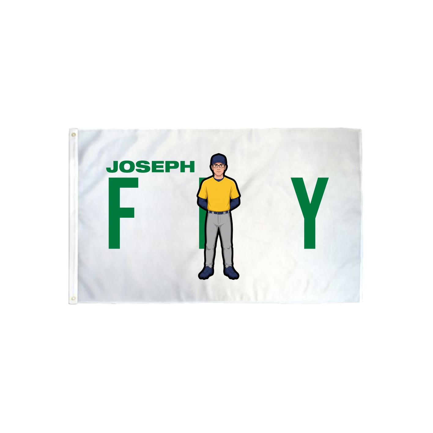3x5 Flag — Player Name in Classic