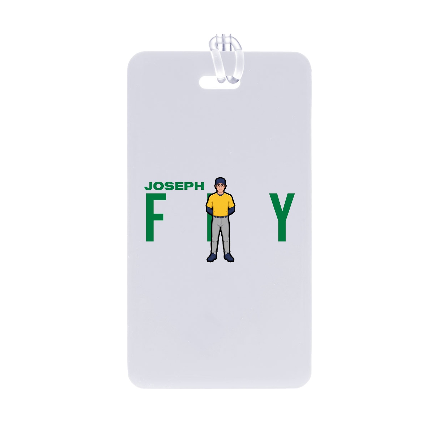 Bag Tag — Player Name in Classic