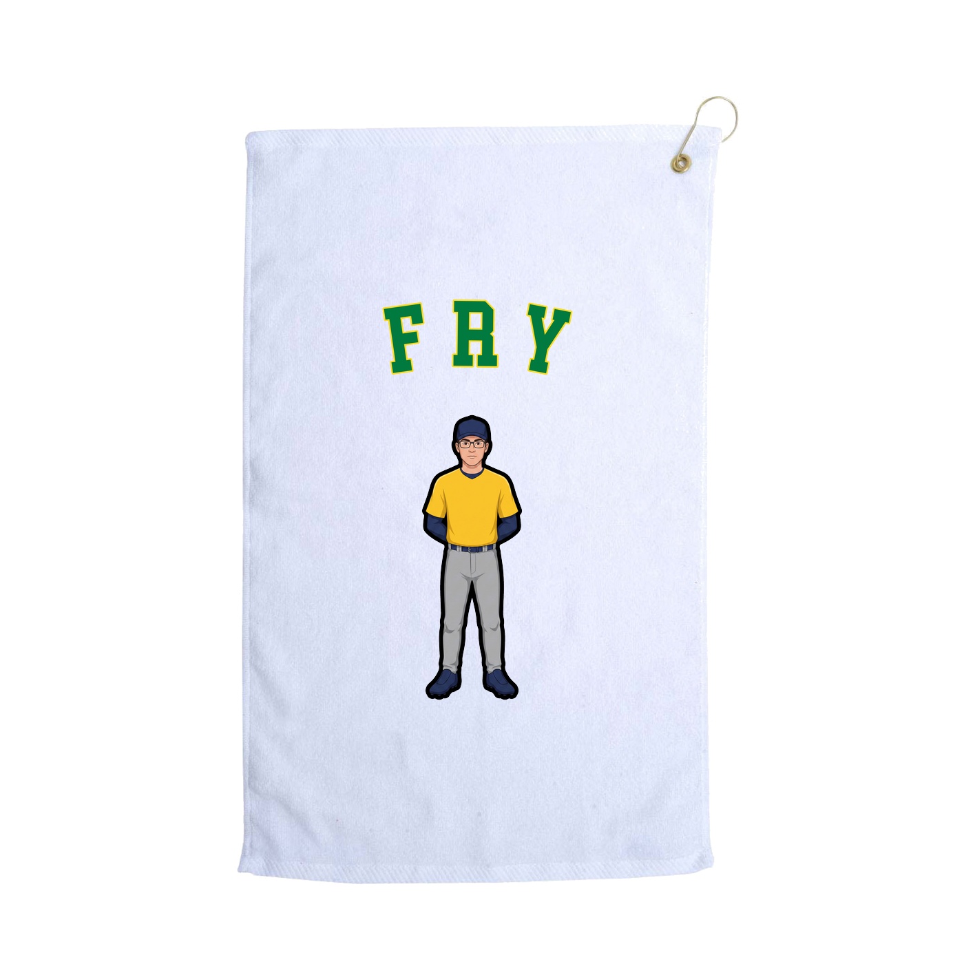 Golf Towel — Shirsey Arch in White